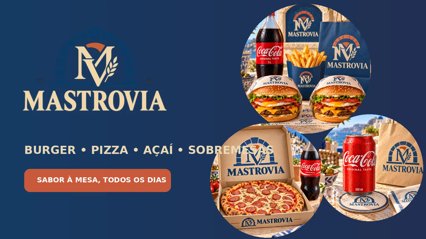 Hambúrgueres e pizzas Mastrovia
